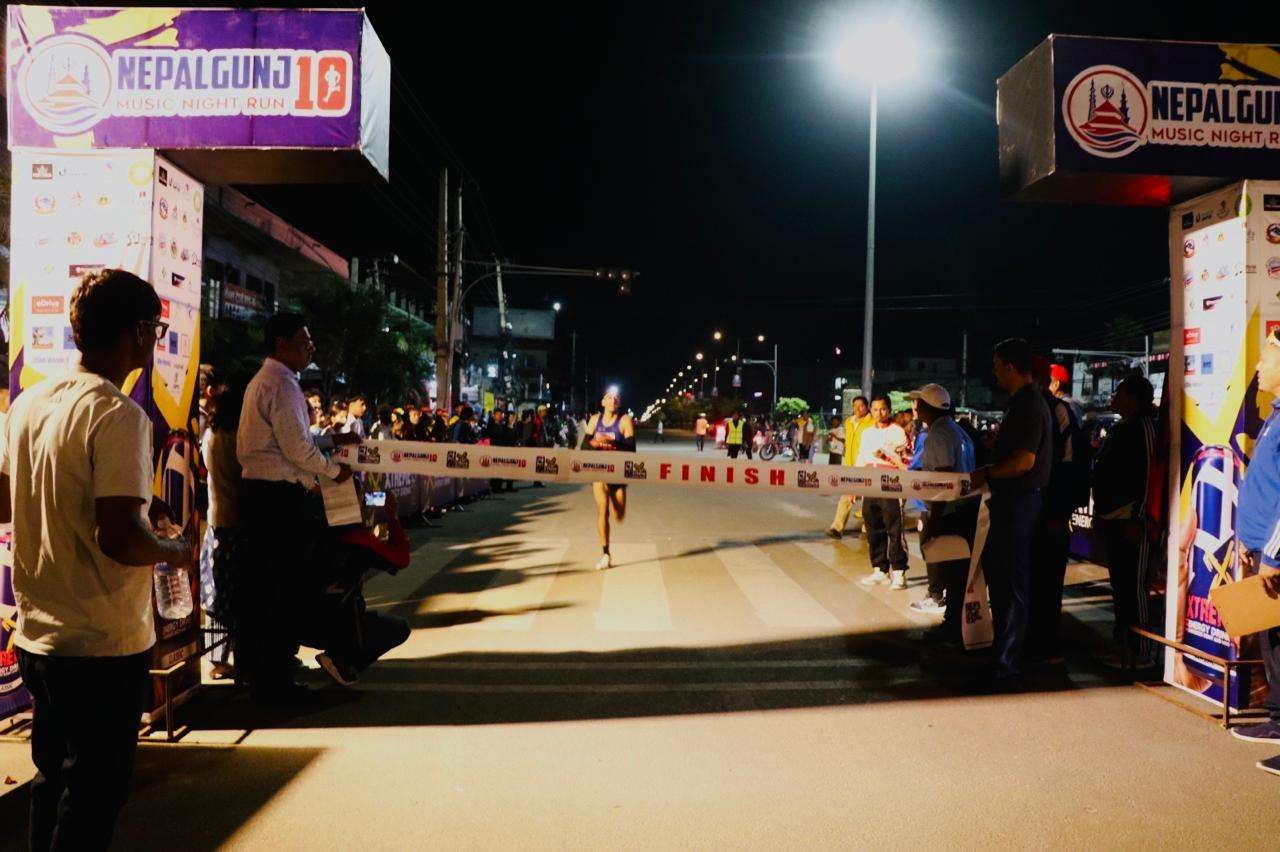 Akkal and Santoshi Win Titles at the 2nd Nepalgunj 10 Music Night Run